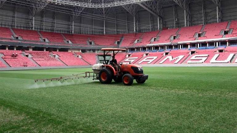 19 Mayıs Stadyumu Fenerbahçe maçına hazırlanıyor