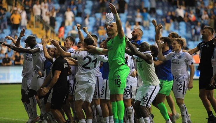 Adana Demirspor – Osijek maçı sonrası Adana'da muhteşem atmosfer!