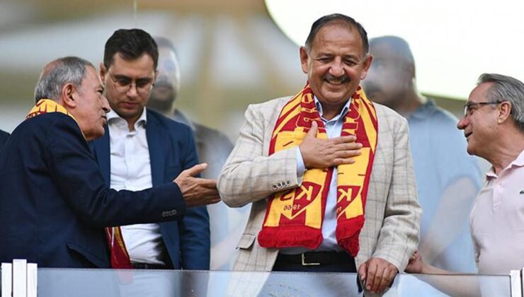 Bakan Özhaseki'den Çağdaş Atan ve Kayserispor'a övgü