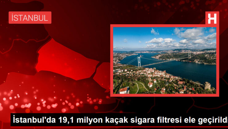 Çatalca’da 19 Milyon Sigara Filtresi Ele Geçirildi