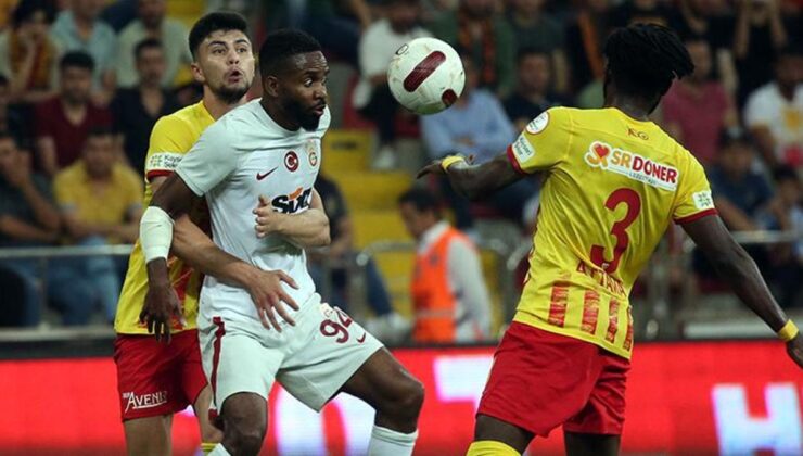 Galatasaray, Kayseri deplasmanında sessiz! (ÖZET) Kayserispor-Galatasaray maç sonucu: 0-0