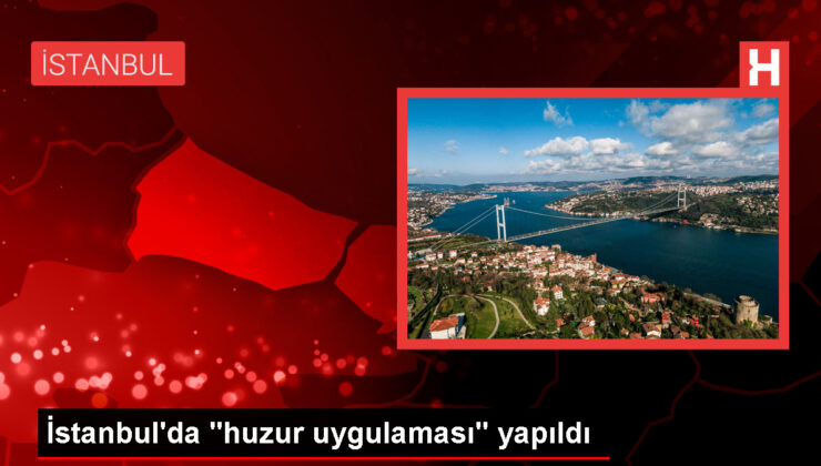 Huzur İstanbul Uygulaması kapsamında araçlar arandı ve kimlik kontrolü yapıldı