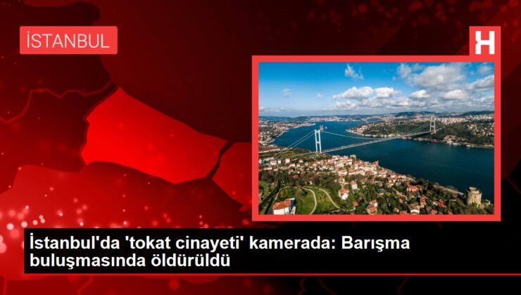 İstanbul’da ‘tokat cinayeti’ kamerada: Barışma buluşmasında öldürüldü