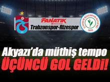 Trabzonspor-Çaykur Rizespor maçından kareler