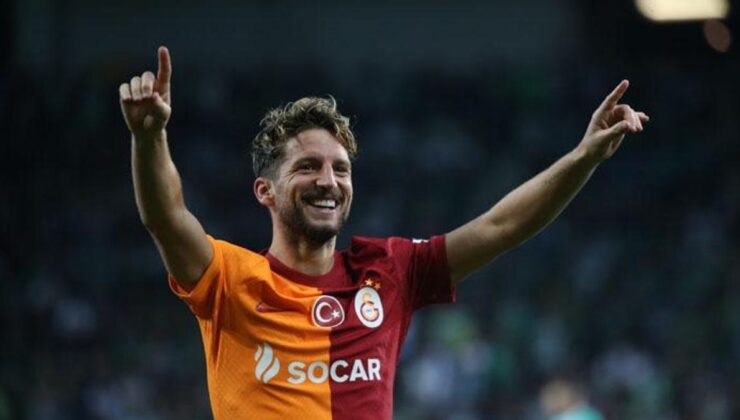 Mertens'ten tarihi gol! Galatasaray tarihine geçti