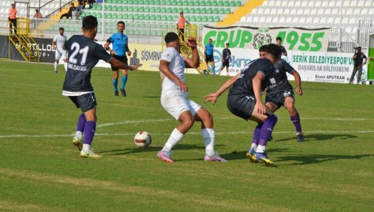 TFF 2. Lig: Serik Belediyespor: 1 – Afyonspor: 0