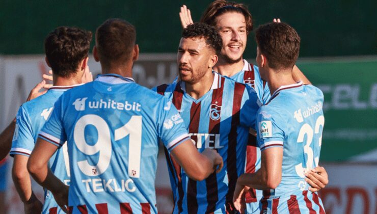 Trabzonspor hazırlık maçını rahat kazandı: (ÖZET) 1461 Trabzon FK – Trabzonspor: 0-5