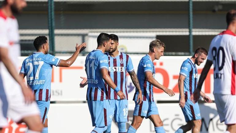 Trabzonspor hazırlık maçını rahat kazandı: (ÖZET) 1461 Trabzon FK - Trabzonspor: 0-5