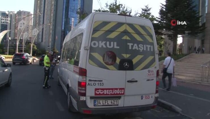 Ataşehir’de okul servislerine yönelik denetim yapıldı