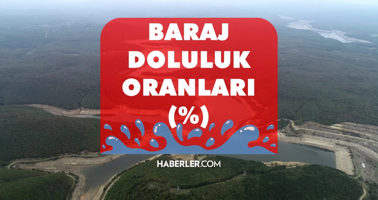 BARAJ DOLULUK ORANLARI: İstanbul baraj doluluk oranı yüzde kaç? 21 Eylül Ankara, İzmir Baraj doluluk seviyesi nasıl?