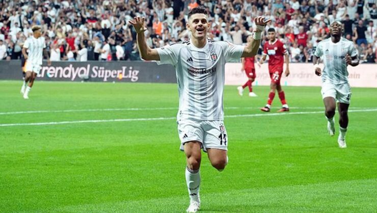 Beşiktaş'ta Milot Rashica, açılışı yaptı