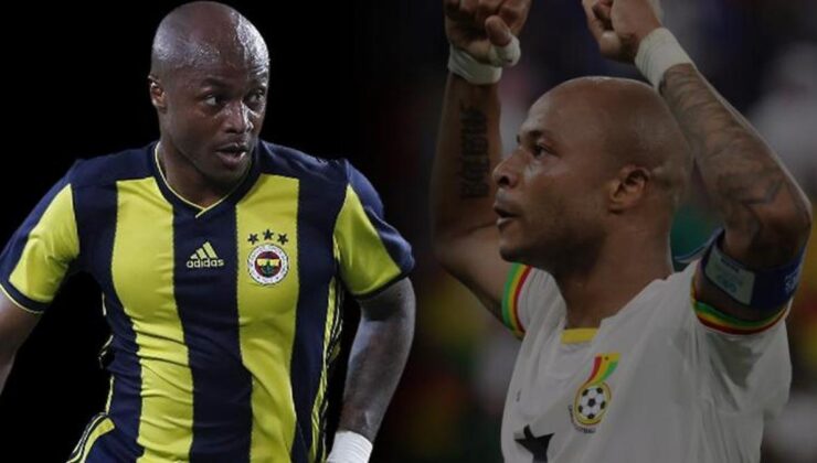 Eski Fenerbahçeli Andre Ayew, yeniden Süper Lig yolunda! İstanbul'a geldi