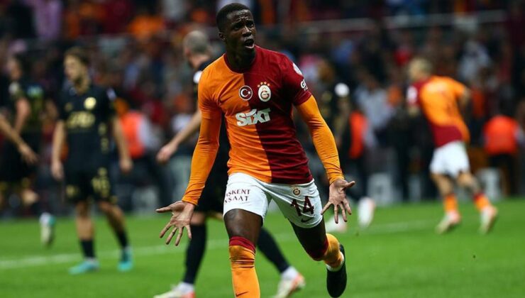 Galatasaray'da Zaha sahnede! 11'deki ilk maçında müthiş gol…