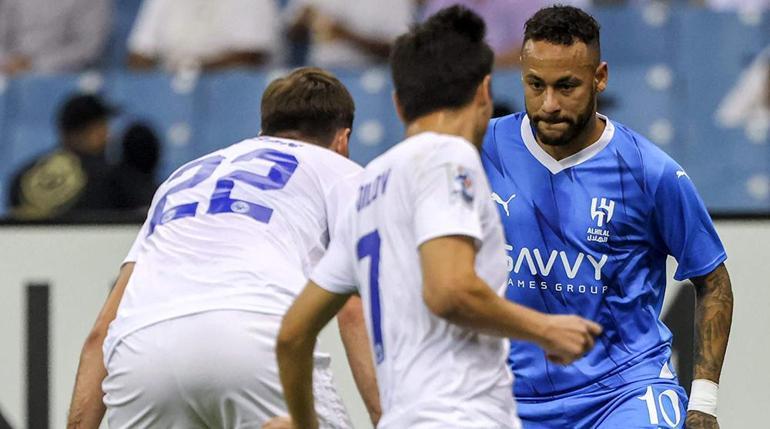 Neymarın 11deki ilk maçında Al Hilale Navbahor Namangan şoku Beraberliği 90+10da kurtardılar...