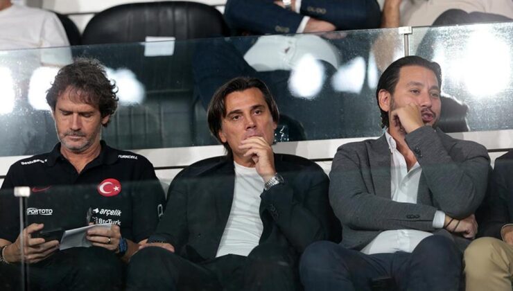 Vincenzo Montella, Başakşehir – Galatasaray maçını tribünden izledi