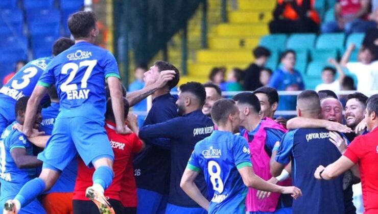 (ÖZET) Karadeniz derbisini Rizespor 10 kişiyle kazandı