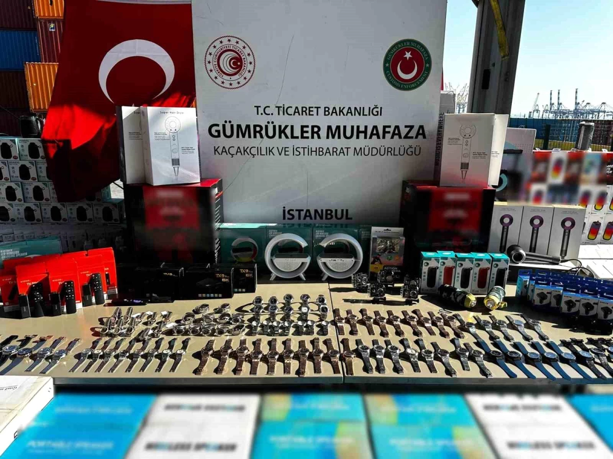 Ambarlı Limanı’nda Kaçak Eşya Operasyonu