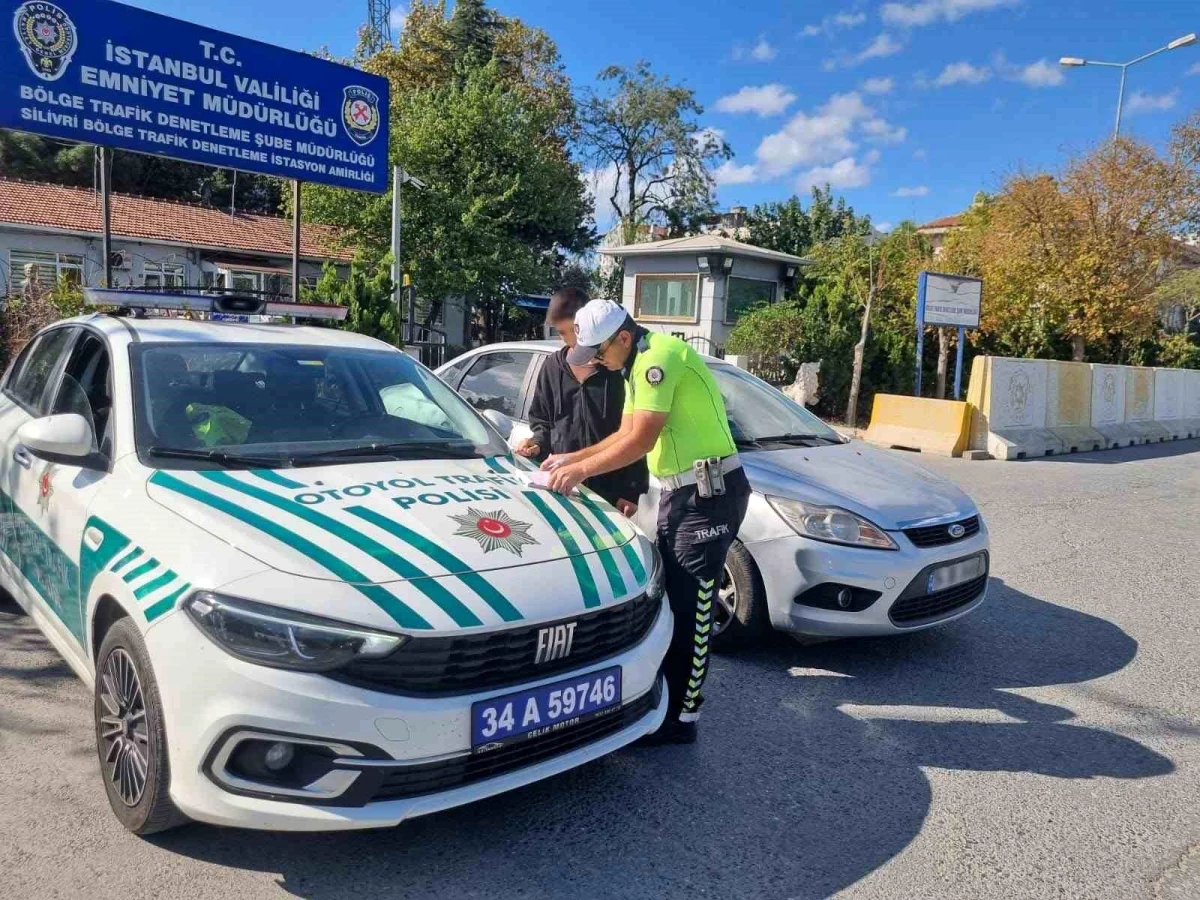 Büyükçekmece’de Tehlikeli Hareketler Yapan Sürücü Yakalandı