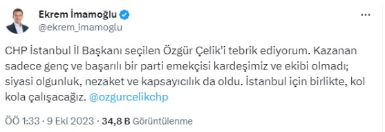 CHP İstanbul İl Başkanı kim oldu? 2023 CHP İl kongresini kim kazandı, seçilen isim kim?