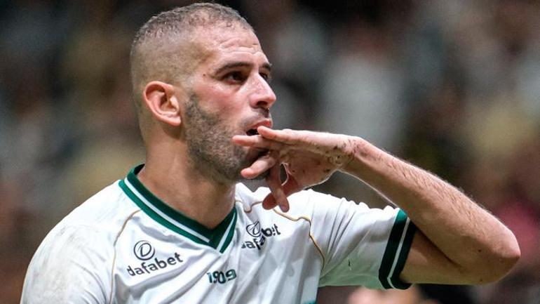 Eski Fenerbahçeli İslam Slimani, Brezilyayı sallıyor Performansı dikkat çekti...