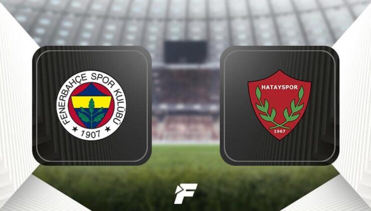 Fenerbahçe-Hatayspor maçı ne zaman, saat kaçta, hangi kanalda? (Muhtemel 11'ler)