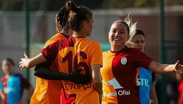 Galatasaray derbide Trabzonspor'u deplasmanda mağlup etti