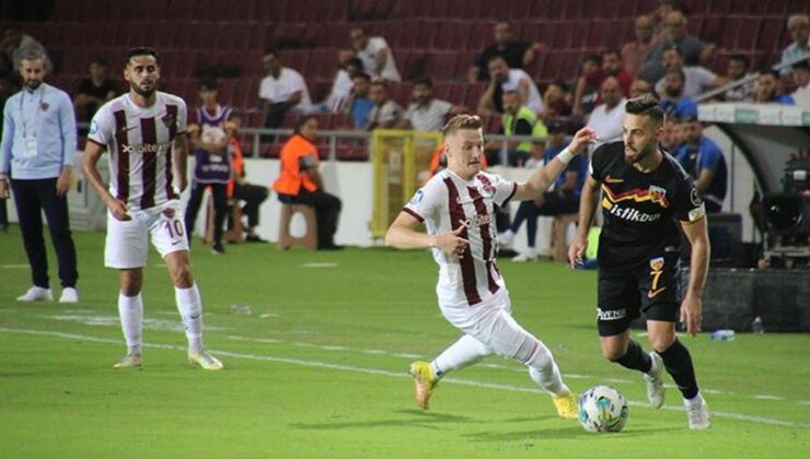 Hatayspor ile Kayserispor 7. kez birbirlerine rakip