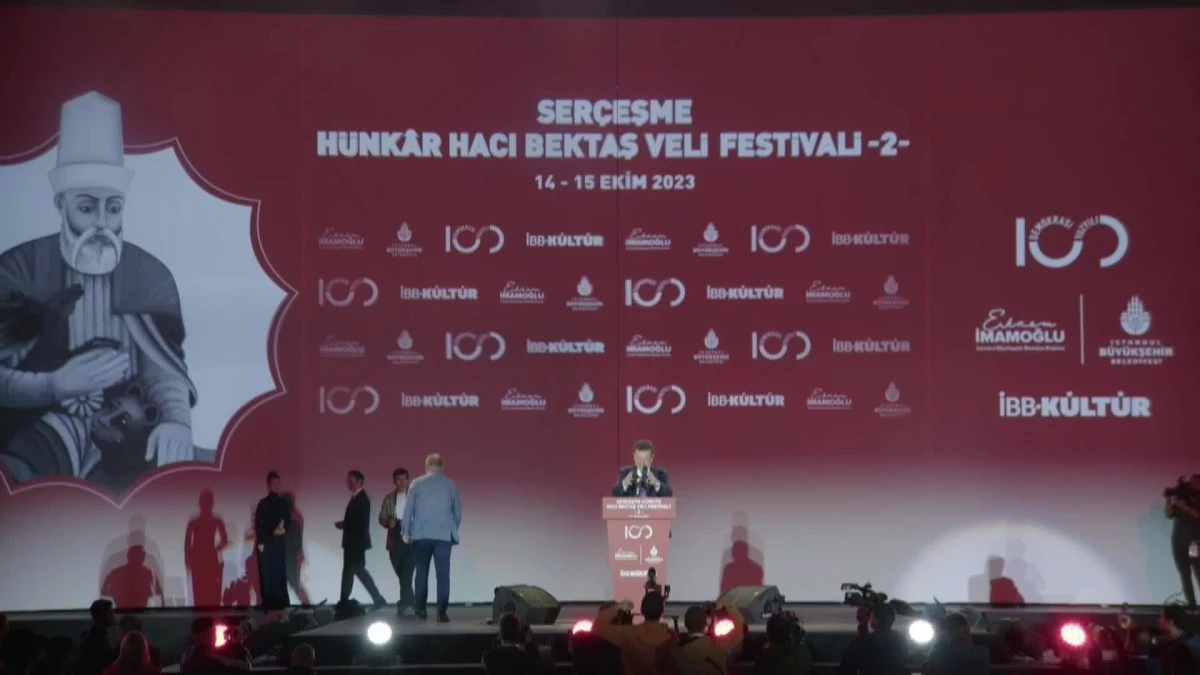 İmamoğlu, 2’inci Serçeşme Hünkar Hacı Bektaş Veli Festivali’nde Konuştu: "Eşitliğin, Adaletin Hakim Olduğu, Kardeşçe Bir Hayat Özleminden Asla…