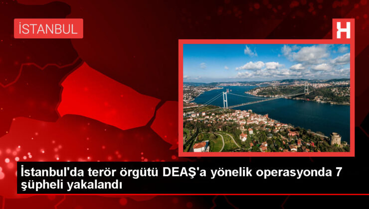 İstanbul’da DEAŞ operasyonunda 7 şüpheli gözaltına alındı