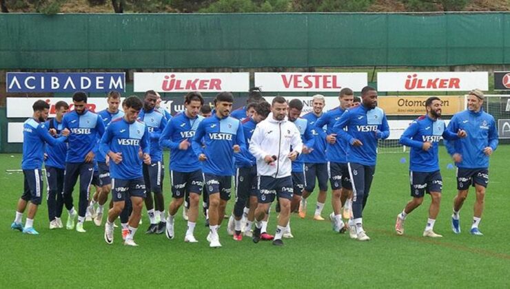 Trabzonspor, Alanyaspor maçı hazırlıklarına 6 eksikle devam etti