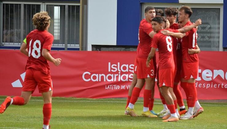 U18 Milliler, Romanya'yı 2-1'le geçti