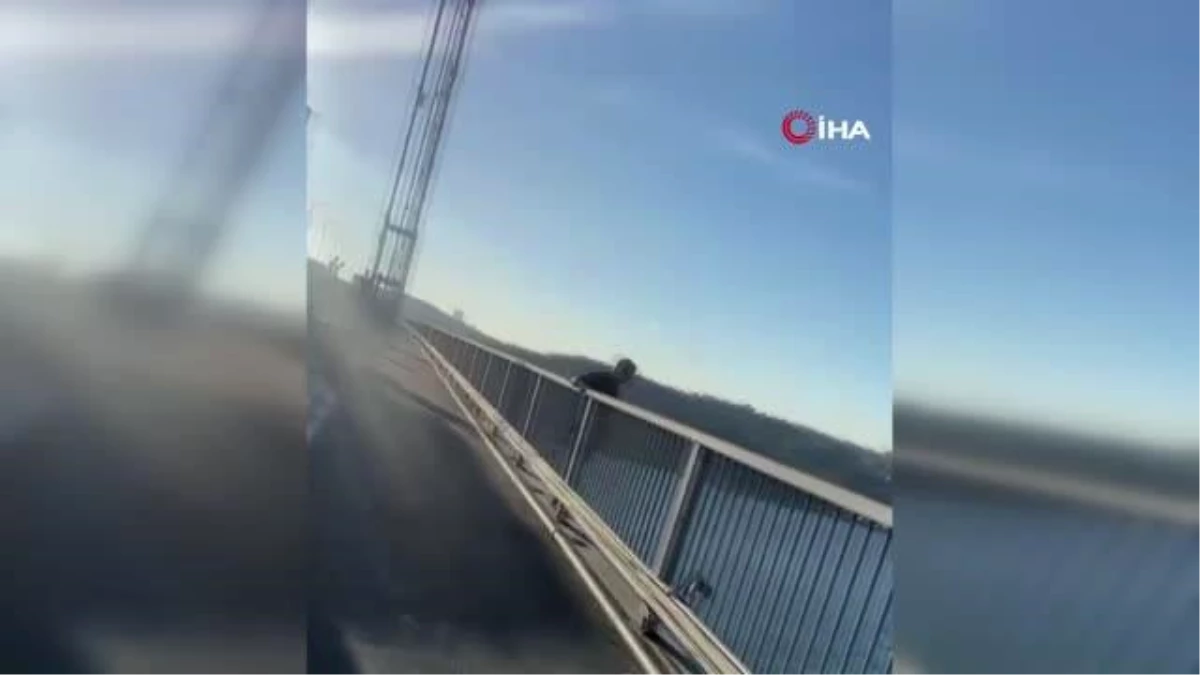 15 Temmuz Şehitler Köprüsü’nden atlayarak intihar etti