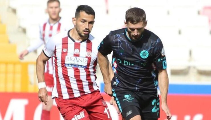 (ÖZET) Sivasspor – Adana Demirspor maçı sonucu: 1-1 | Sivas'ta kazanan çıkmadı!