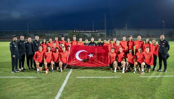 A Milli Kadın Futbol Takımı, Litvanya'da son çalışmasını yaptı