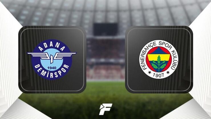 Adana Demirspor – Fenerbahçe maçı ne zaman, saat kaçta, hangi kanalda? (İlk 11'ler)