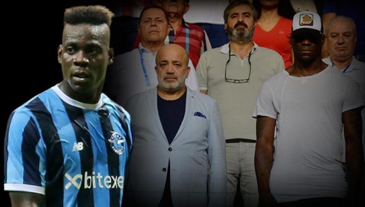 Adana Demirspor'da Mario Balotelli depremi! Başkan açıkladı