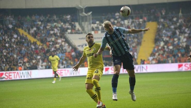 (CANLI) Adana Demirspor – Fenerbahçe maçı