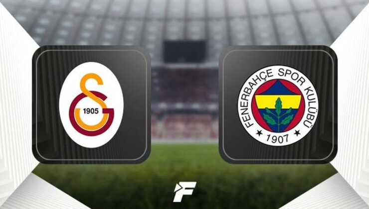 CANLI | Galatasaray – Fenerbahçe (İlk 11'ler)