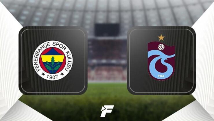 Fenerbahçe – Trabzonspor maçı saat kaçta hangi kanalda? (Muhtemel 11'ler)