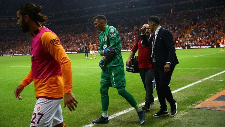 Galatasaray'da Fernando Muslera şoku! Oyuna devam edemedi…