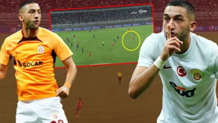 Galatasaray'ın yıldızı Hakim Ziyach'ten muhteşem gol!