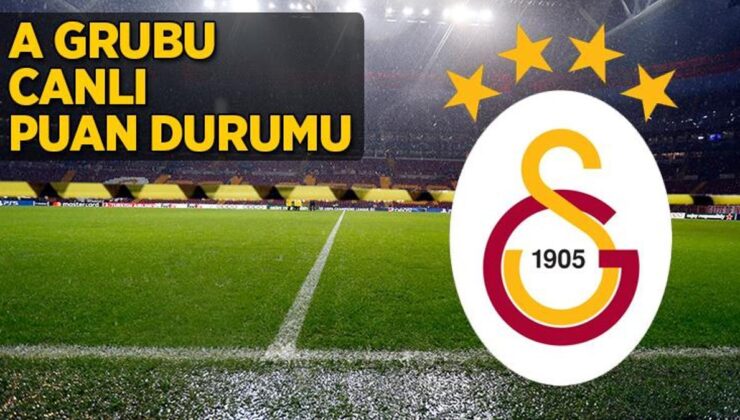 Şampiyonlar Ligi A Grubu canlı puan durumu | GALATASARAY KAÇINCI SIRADA? İnanılmaz geri dönüş