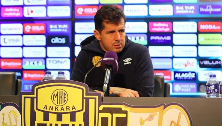 Ankaragücü Teknik Direktörü Emre Belözoğlu: 'Algı oluşturmaya gerek yok'