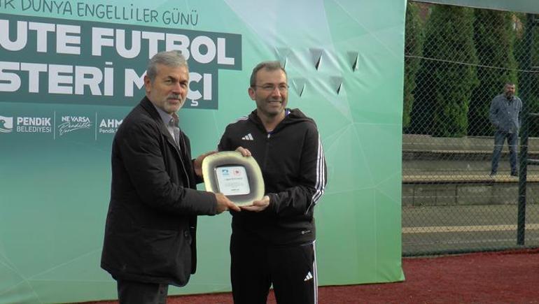 Aziz Yıldırım, Aykut Kocaman ve Fırat Aydınus bir arada Dünya Engelleri günü için buluştular