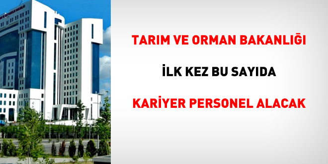 Bakanlık ilk kez bu sayıda kariyer uzman yardımcısı alacak