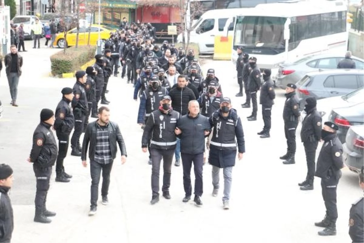 Eskişehir’de suç örgütüne yönelik operasyon: 20 şüpheli adliyeye sevk edildi