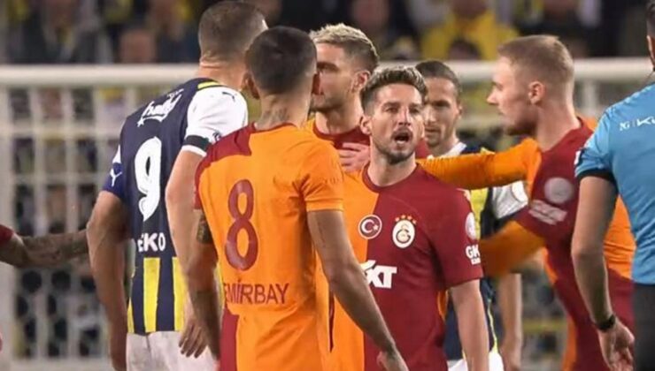 Fenerbahçe – Galatasaray derbisinde olay! Dzeko ve Icardi arasında tartışma çıktı!
