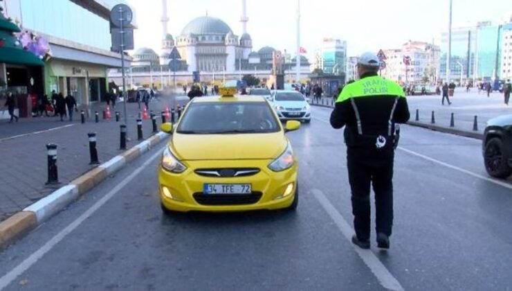 İstanbul’da taksi denetimleri yapıldı