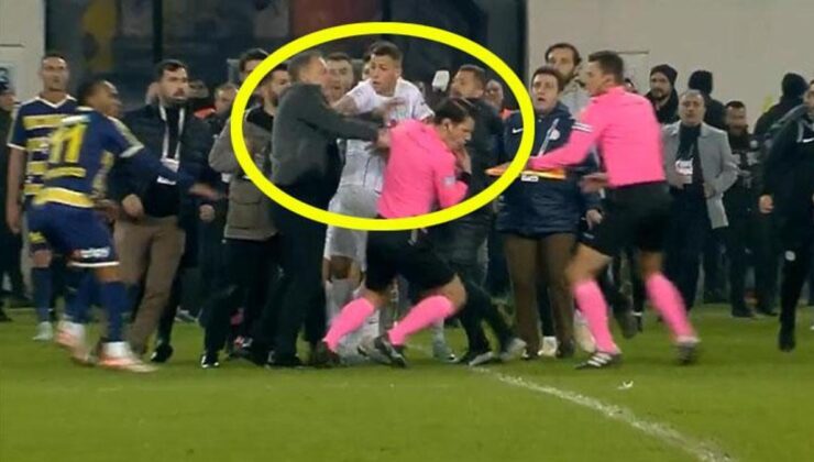 İZLE | Hakem Halil Umut Meler'e saldırı! İşte saniye saniye o görüntüler…