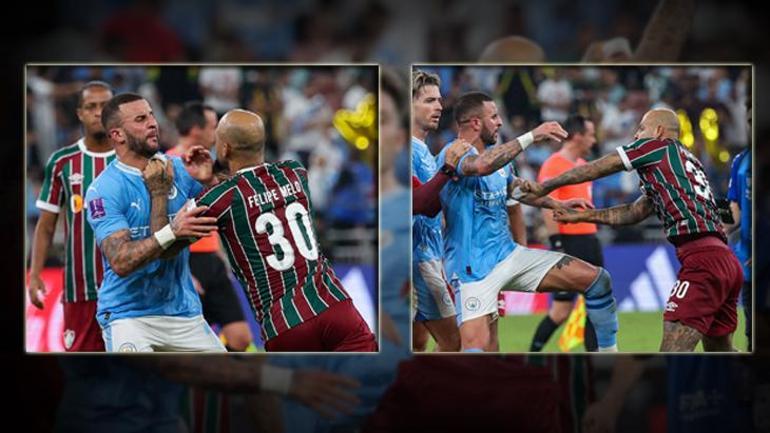 Manchester City şampiyon oldu, Felipe Melo çılgına döndü Kyle Walker ile kavga etti